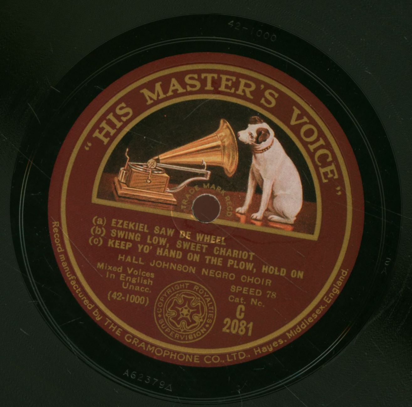 Hall Johnson Negro Choir [Hangfelvétel]